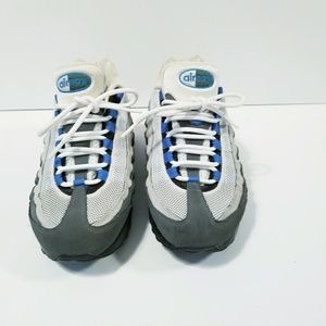 2010 Nike Air Max 95 Blue Grey Black Size 5.5y